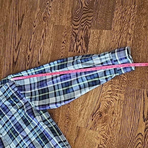 Robert Talbott Men's Plaid Button Down Shirt - Picture 9 of 11